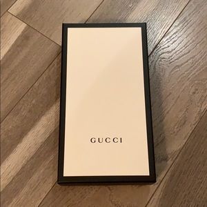 Gucci wallet box and holiday bag